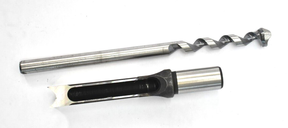 ArhaR Square Hole Drill Bit Square Auger Mortise Chisel Bit Tool Guide 6.4mm