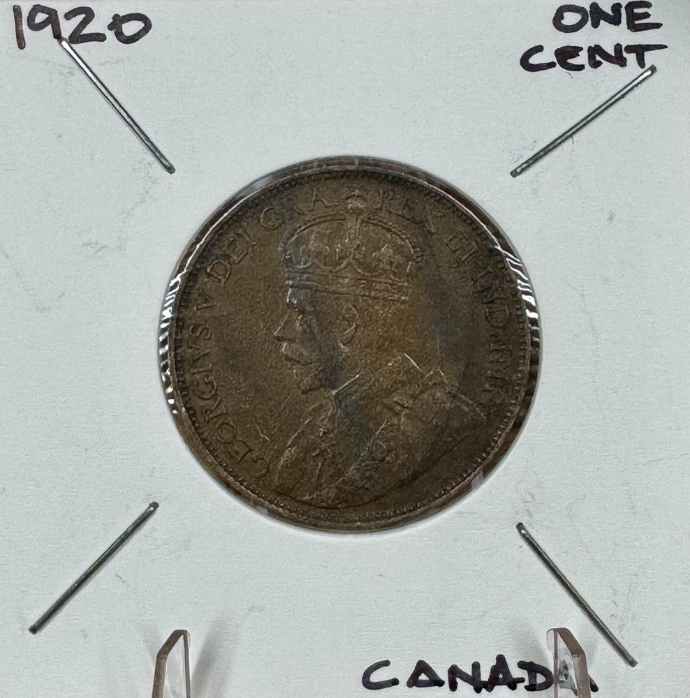 1920 One Cent Canada. $1.32 Shipping Available
