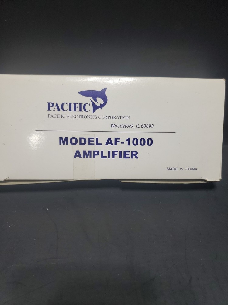 Pacific Electronics Af-1000 Amplifier for intercom systems