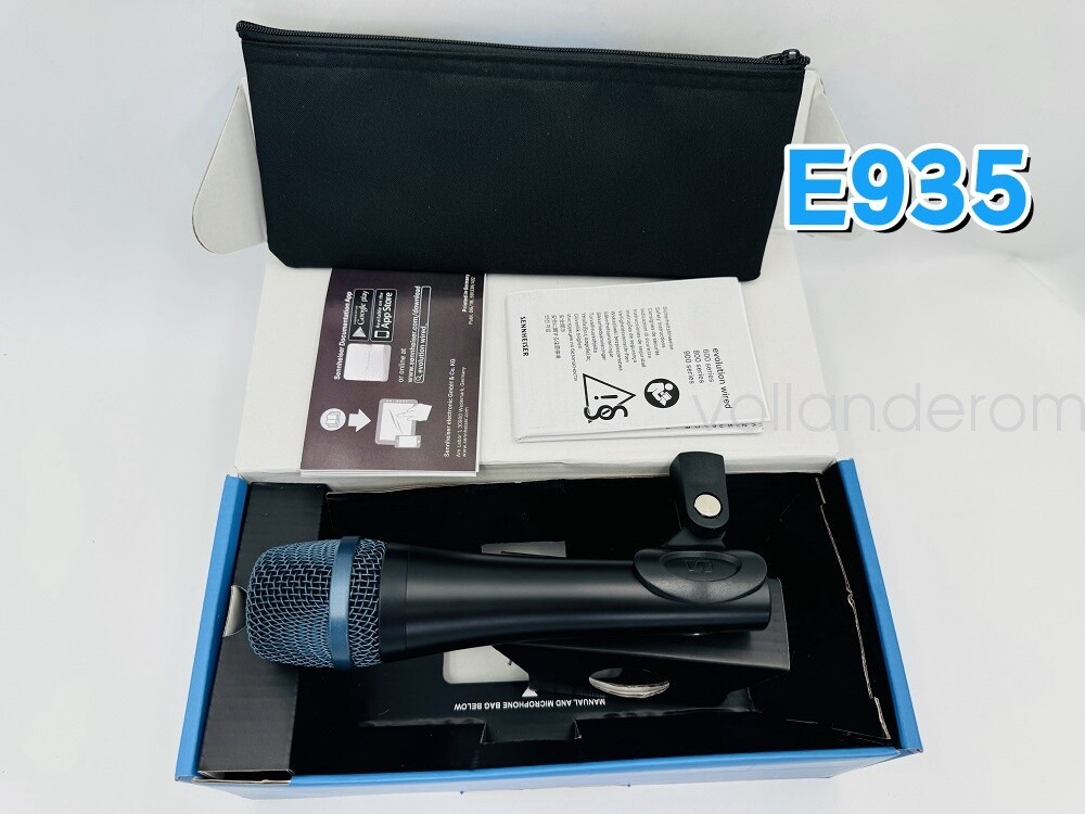E935 for Sennheiser Dynamic Vocal Performance Handheld Microphone Cardioid Black