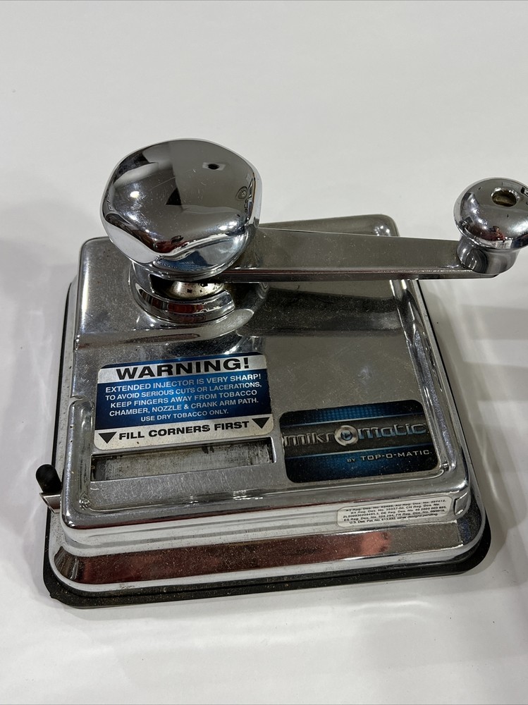 Mikromatic Top-O-Matic KING SIZE Cigarette Rolling Machine - BGNOB