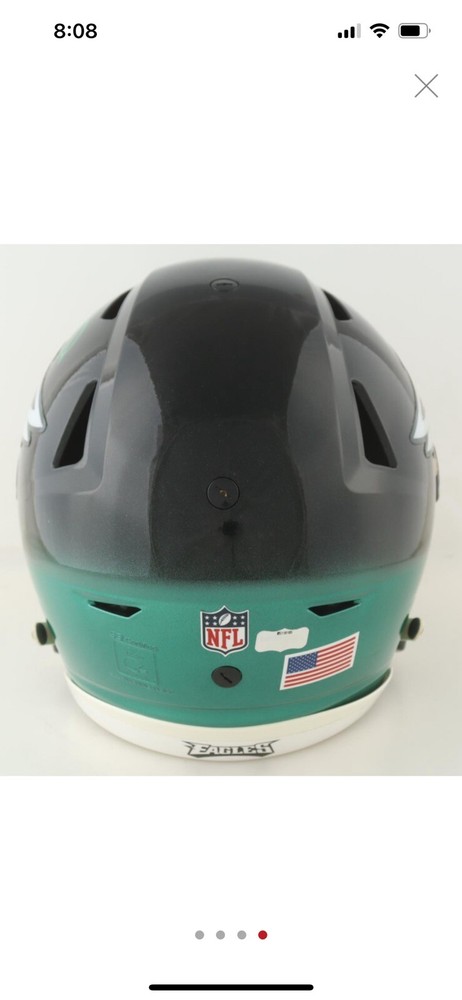 Jalen Hurts Signed Eagles Full-Sized Authentic On-Field Hydro-Dipped Speed