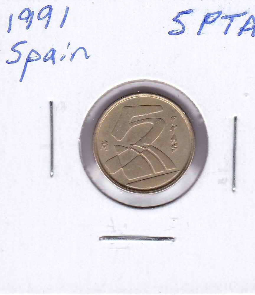 1991 Spain 5 Pesetas