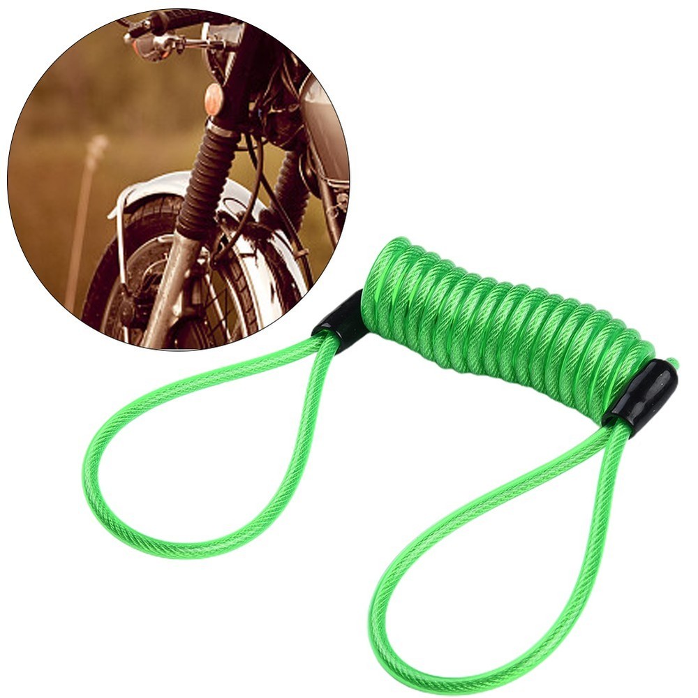 Disc Lock Reminder Cable Secure Your Motorcycle or Scooter Effortlessly