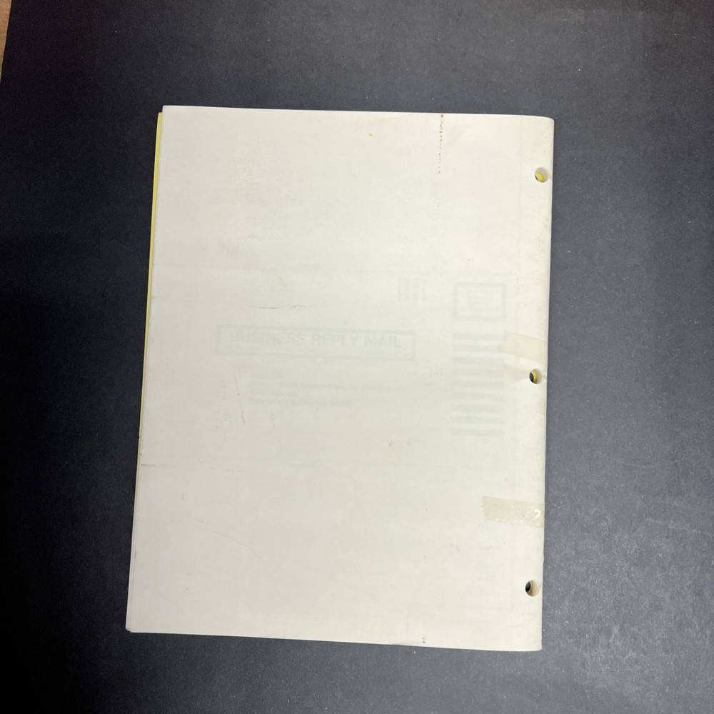 ORIGINAL-ATARI-CENTIPEDE-OPERATION, MAINTENANCE & SERVICE MANUAL