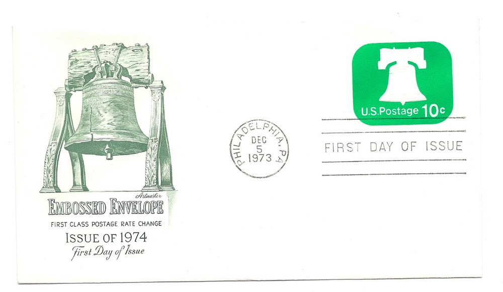 U567 10c Liberty Bell, Artmaster, FDC