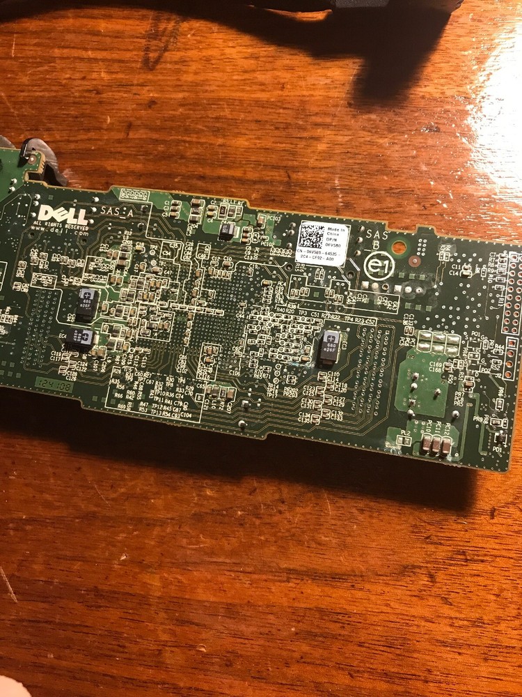 Dell 06V580 PowerEdge Dual SAS Server Module With Cables