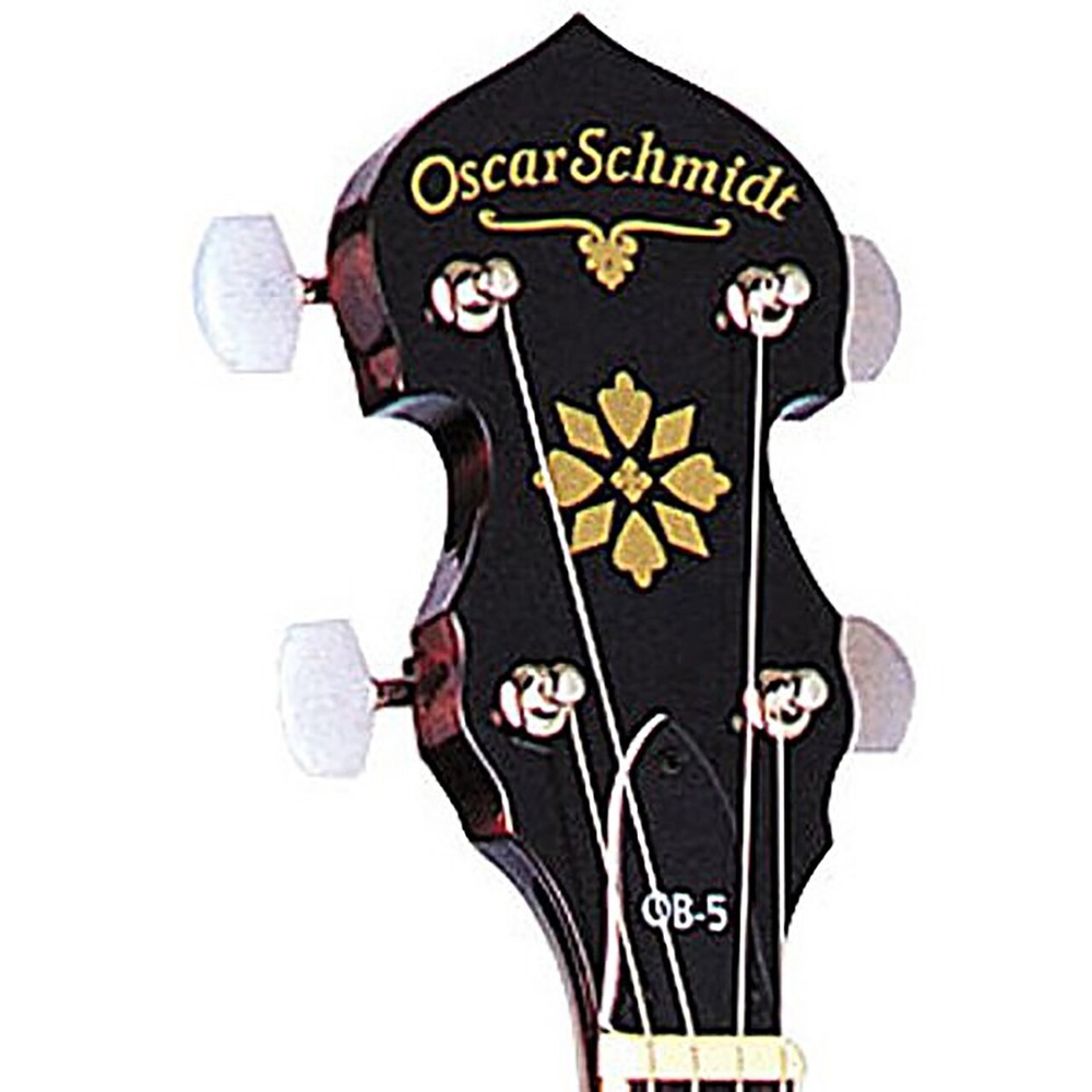 Oscar Schmidt OB5 5-String Closed Back Bluegrass Banjo, Natural