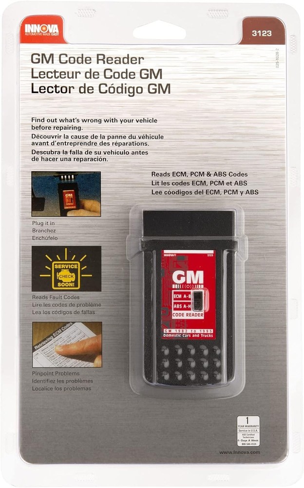 Code Reader GM Digital OBD1 Scanner Electronics Scan Tool 1982-1995 ECM ABS Code