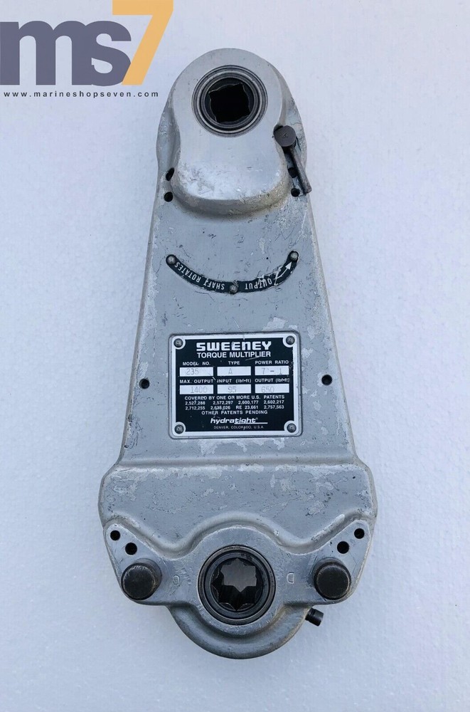 SWEENEY 235 TYPE A TORQUE MULTIPLIER 1400 LBF.FT MAX OUTPUT 7:1 RATIO #2