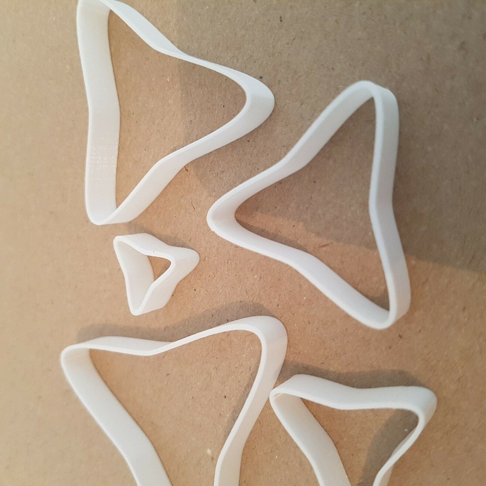 Inverted Triangle Shape Mini Fondant Cutter Small Sugarcraft Icing Tiny Sharp