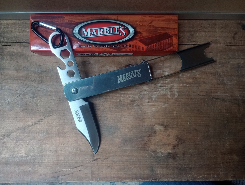 NOS Marbles Pack Buddy Folding Knife / Multi tool