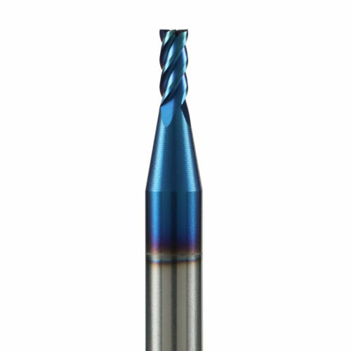 2Pcs 2.5mm Solid Carbide End Mill CNC Milling Cutter Drill 4 Flute HRC65