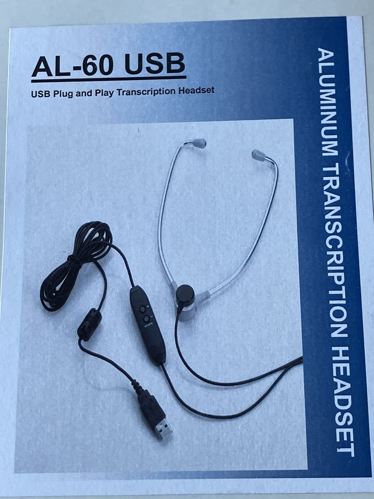 AL60 stethoscope Transcription Headset Stethoscope