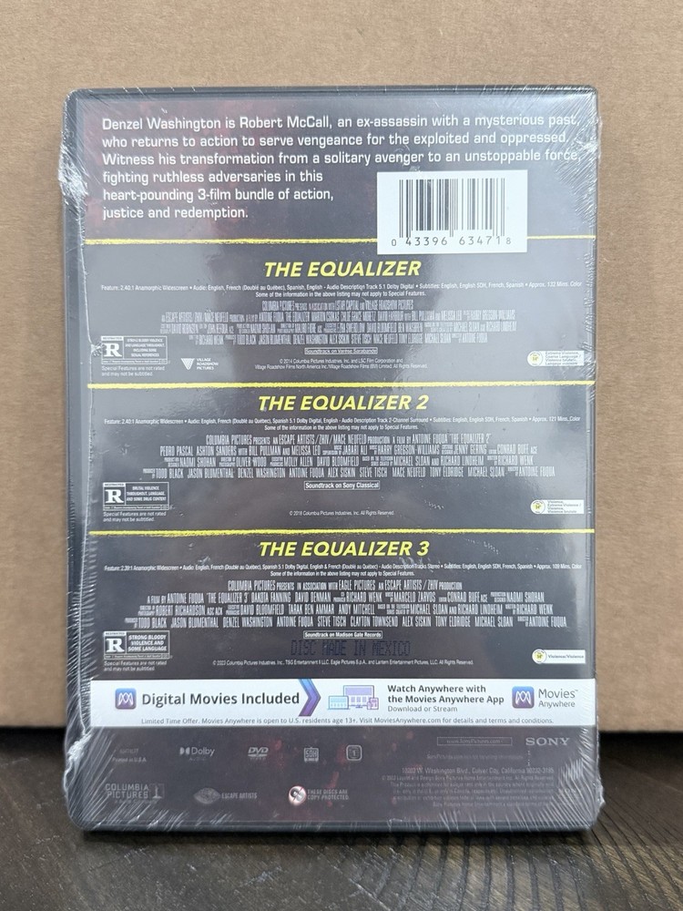 Equalizer 2, The / 3, / Equalizer, - Set - DVD + Digital