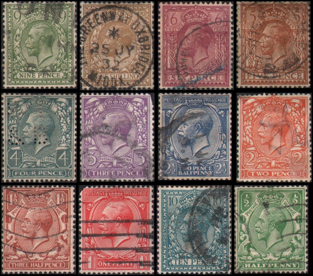 Great Britain #187-200 Used