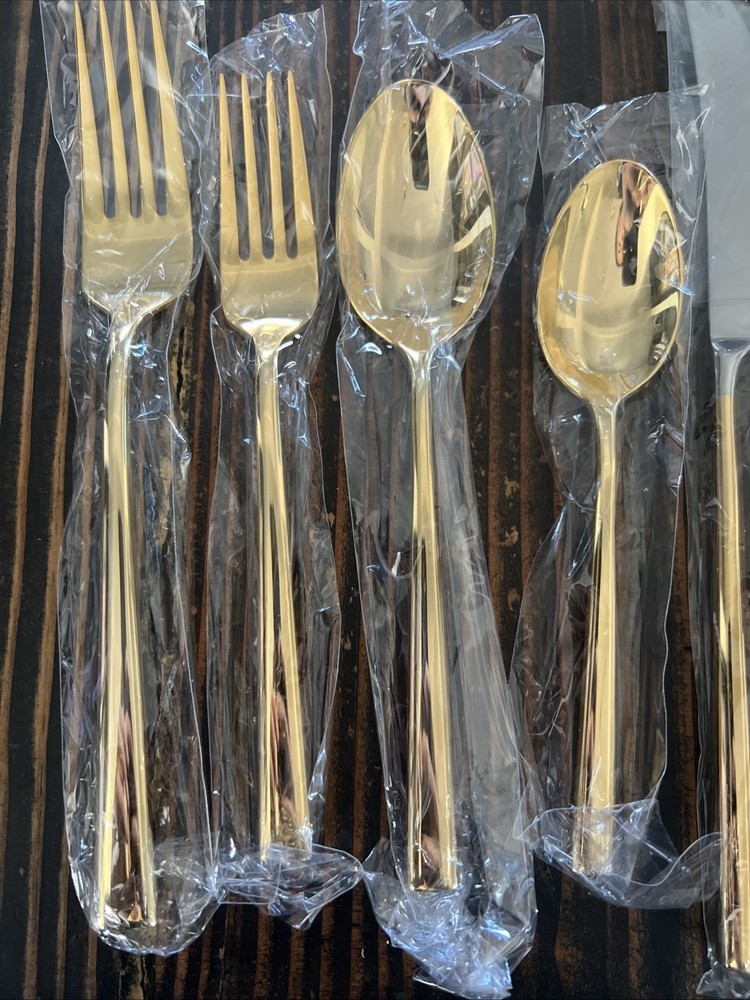 Kate Spade Lenox Gold Silverware Sets