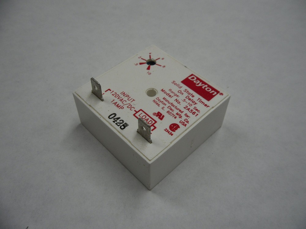 NEW DAYTON 2A561 SOLID STATE TIMER ON DELAY