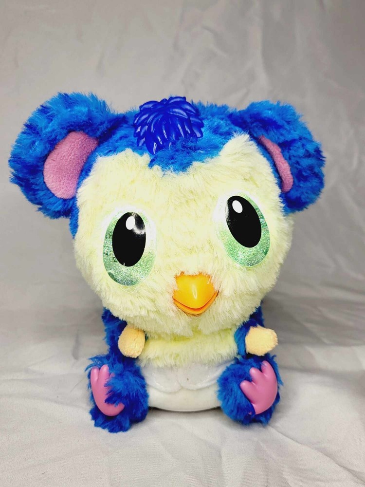 Hatchimals Interactive Hatchibabies Blue Owl 6 Tested Working Large Sparkle Eyes