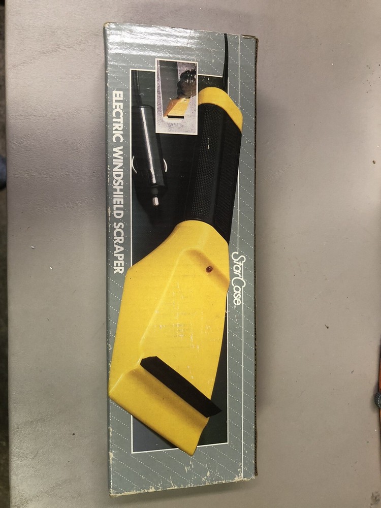 Vtg Star Case Electric Windshield Scraper