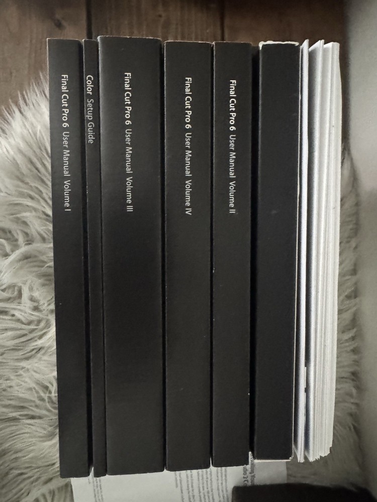 Apple Final Cut Studio 2 Pro Suite Full Box Set Manuals Discs Mac