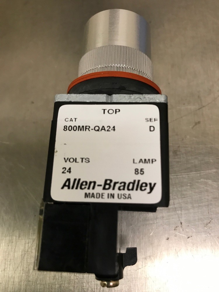 Allen Bradley,800MR-QA24RA,Small Round Illuminated Push Button