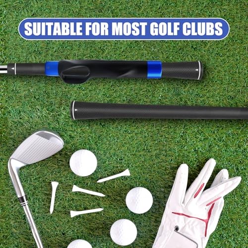 Golf Grip Trainer,Golf Grip Training Aid,Golf Swing Trainer Correcting Blue