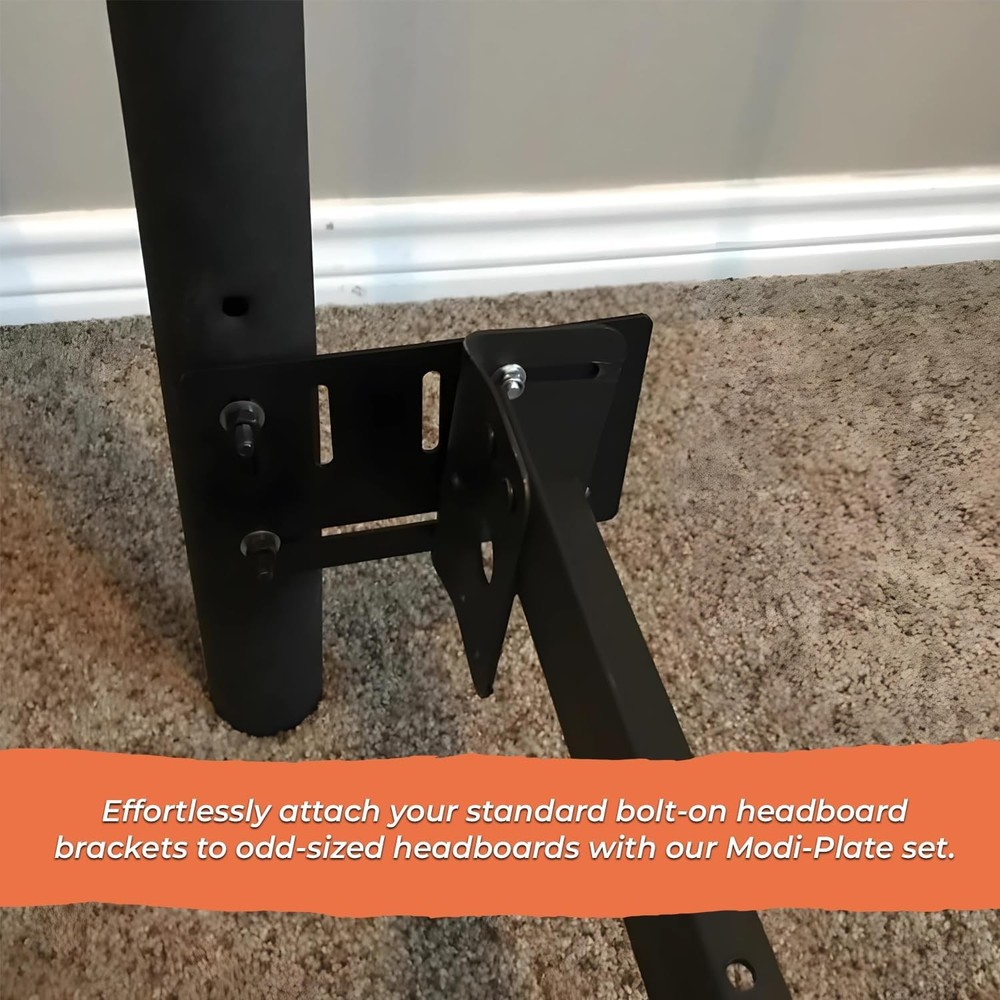 Bed Frame Headboard Bracket Modification Modi-Plate, Set of 2 Plates