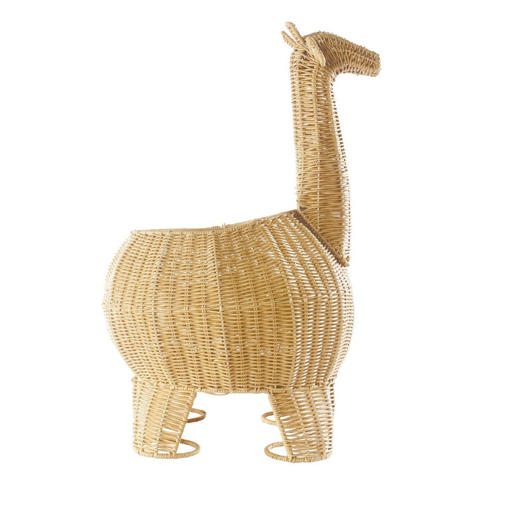 Kaplan Early Learning Giraffe Shaped Washable Wicker Floor Basket