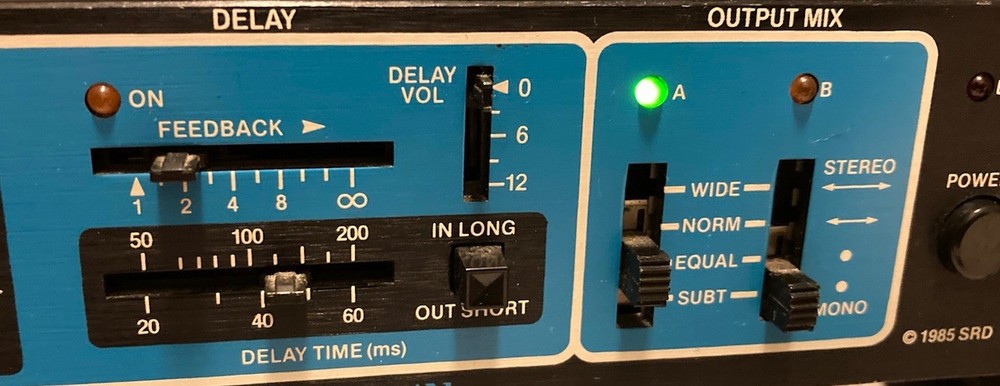 Rockman Stereo Chorus/Delay Micro Rack Guitar Module 1986 Tom Scholz SR&D Tested