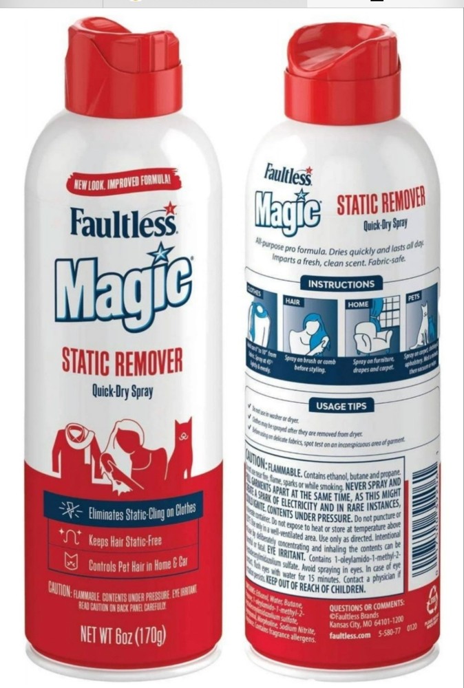 Magic 6 Oz. Static Remover 39206  Magic Quick Dry