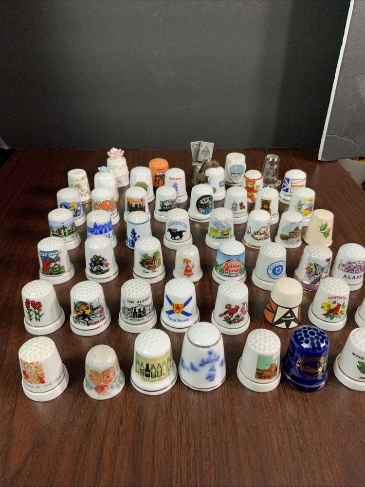 Lot of 52 Thimbles