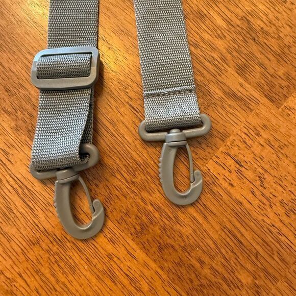 Gray 44 inch adjustable bag strap