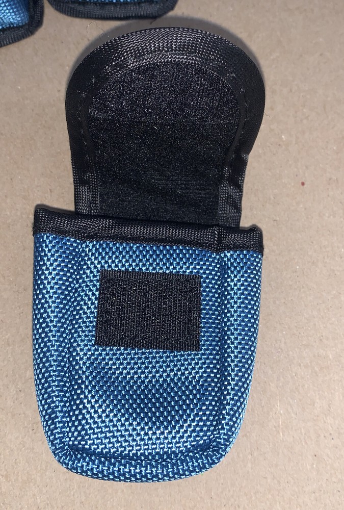 (12) Vertical Rugged Accessory Tool Pouch With Belt Loop & Lanyard 2" x 3"