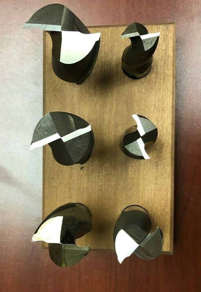 END MILL SET 3/4" - 1 1/2" M42 6 PCS