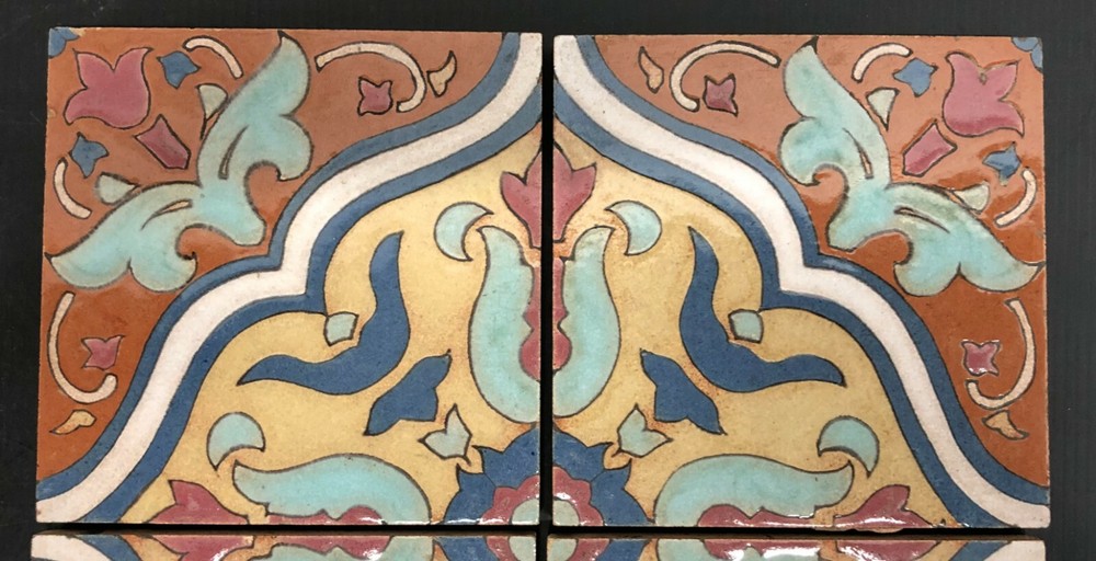 Gladding McBean 4-tile Geometric Set