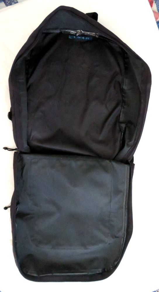 HARVARD 4 Section Backpack Schoolbag Book Bag Black EUC