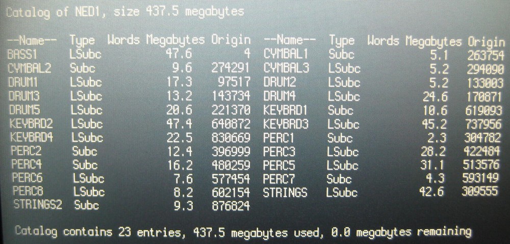 Synclavier Bootable PolySampling SCSI Hard Drive w/OS+Complete NED TimbreLibrary