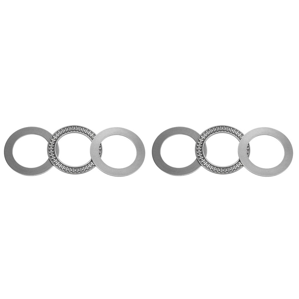 2pcs AXK3552 Thrust Needle Roller Bearings 35x52x2mm with AS3552 Washers