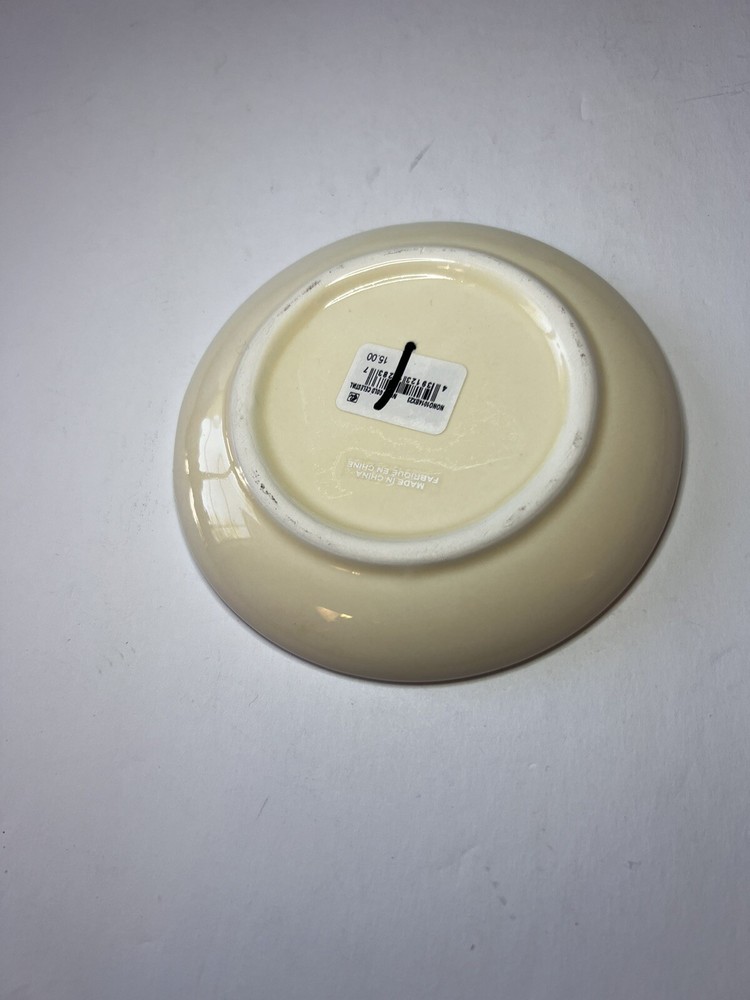 NORDSTROM CERAMIC GILDED EDGE VANITY DISH IVORY GOLD CELESTIAL NWT