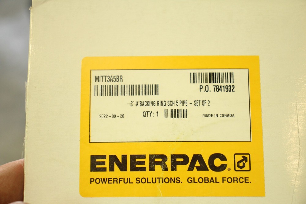 NEW Enerpac Seal Back Ring 3" for MITT MITT3A5BR