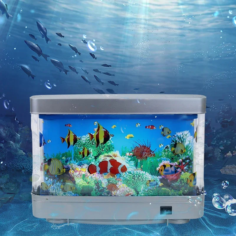 Artificial Tropical Fish Aquarium Motion Lamp Night Light