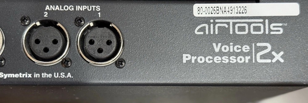 Airtools Symetrix 2X Mic Processor Dual Digital Voice Amplifier