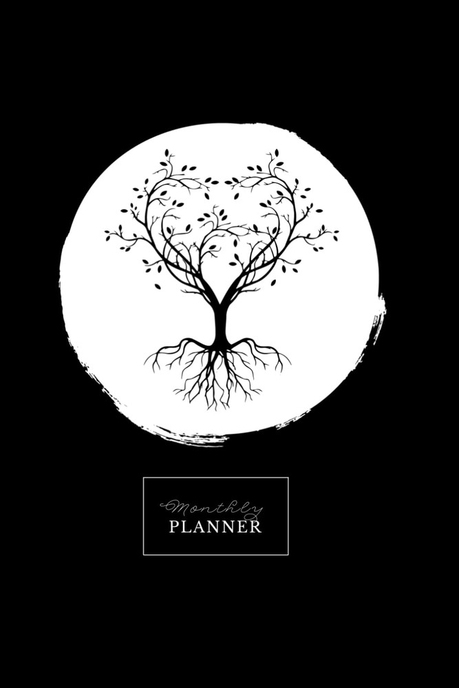 Monthly Planner - Black