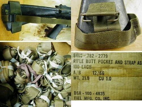 Vietnam Rifle Butt Pocket Assembly