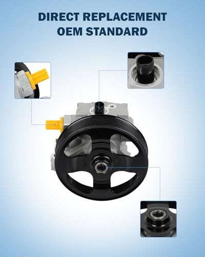 Power Steering Pump fit for Mazda CX-7 2007-2012 for CX-7 2010-2012 Replace