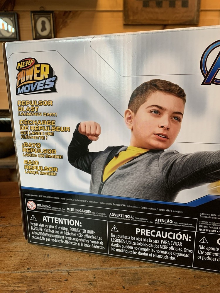 Nerf Power Moves Marvel Avengers Iron Man Repulsive Blast