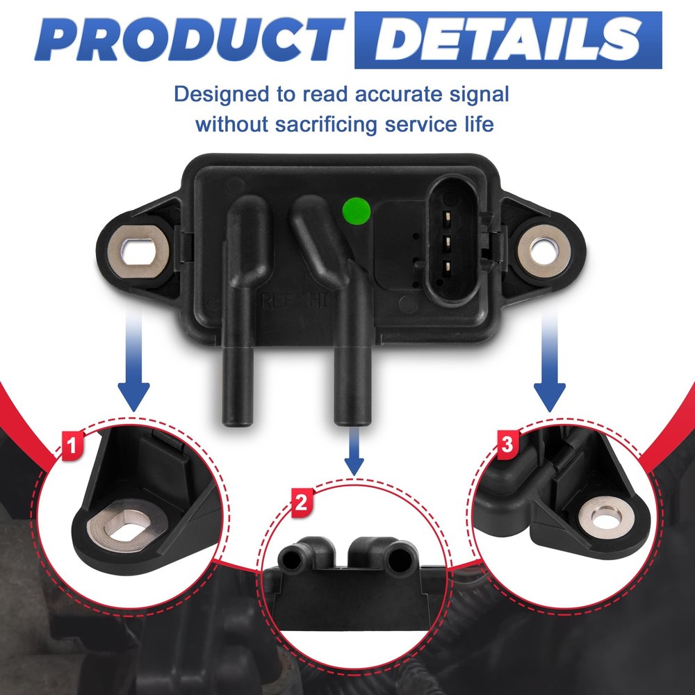 EGR Exhaust Gas Recirculation Pressure Feedback Sensor DPFE15