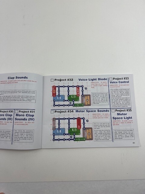 SNAP CIRCUITS Elenco Project & Experiment #'s 1-305 Instruction Books (ONLY)