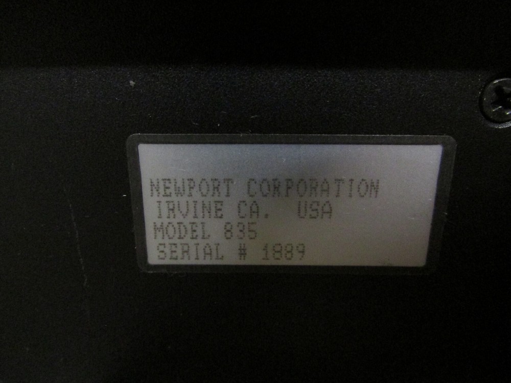 Newport Optical Power Meter Model 835 (SA80)